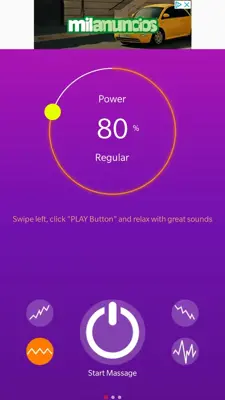 Vibration and Relaxing Sound android App screenshot 3