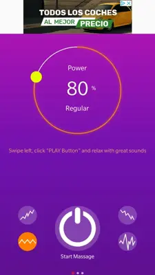 Vibration and Relaxing Sound android App screenshot 5