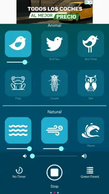 Vibration and Relaxing Sound android App screenshot 8